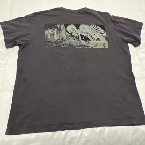 Uniqlo Other - UNIQLO UT Edo Ukiyo-e Japanese Pattern Utagawa Kuniyoshi Skull T-Shirt XXL Gray